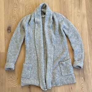 Babaton Grey Alpaca/Wool Shawl Cardigan